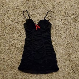 * Sexy little things black lingerie